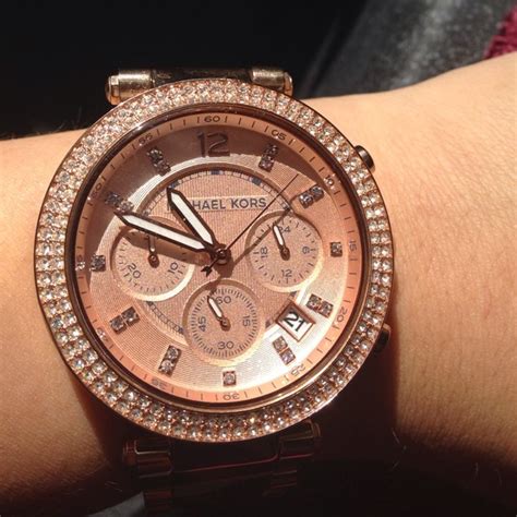 mk fake gold watch|genuine michael kors watch.